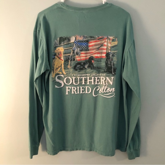 Southern Fried Cotton long sleeve tee. Size medium. - Picture 3 of 7